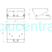 Hidraulinis variklio Trim pakėlimas Stronger Hidraulinis variklio Trim pakėlimas Stronger